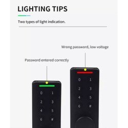 Kerong Ηλεκτρικό Λουκέτο Kr-E9040, Συνδυασμού, Μαύρο