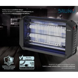 Bruno Ηλεκτρική Εντομοπαγίδα Brn-0186 Με Uv Λυχνία, 20W, Μαύρη Bruno Ηλεκτρική Εντομοπαγίδα Brn-0186 Με Uv Λυχνία, 20W, Μαύρη