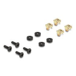 Delock Βούρτσα Προστασίας Για Καμπίνα 66750, 19"/1U, 44X483Mm, Μαύρο Delock Βούρτσα Προστασίας Για Καμπίνα 66750, 19"/1U, 44X483Mm, Μαύρο