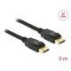 Delock Καλώδιο Displayport 1.2 83807, 4K/60Hz, 21.6 Gbps, 3M, Μαύρο Delock Καλώδιο Displayport 1.2 83807, 4K/60Hz, 21.6 Gbps, 3M, Μαύρο