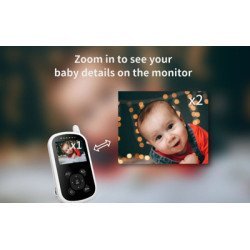 Powertech Ενδοεπικοινωνία Μωρού Pt-1186, Κάμερα & Οθόνη 2.4", 480P, Ptz