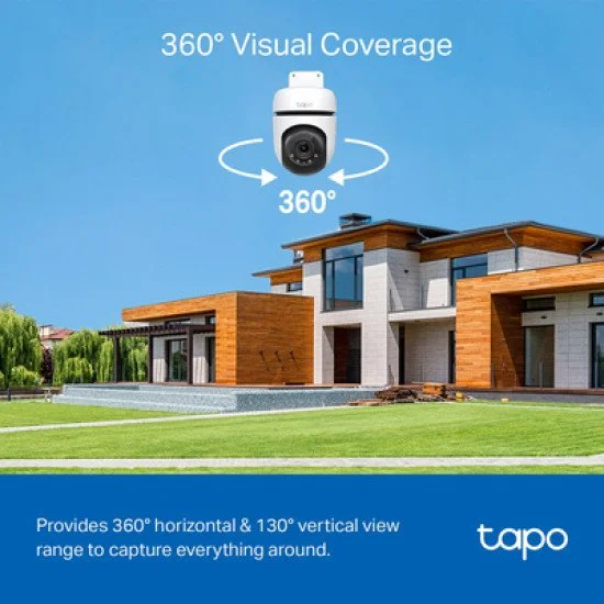 Tp-Link Smart Κάμερα Tapo C510W, 2K, Ptz, Wi-Fi, Ip65, Ver. 1.0 Tp-Link Smart Κάμερα Tapo C510W, 2K, Ptz, Wi-Fi, Ip65, Ver. 1.0