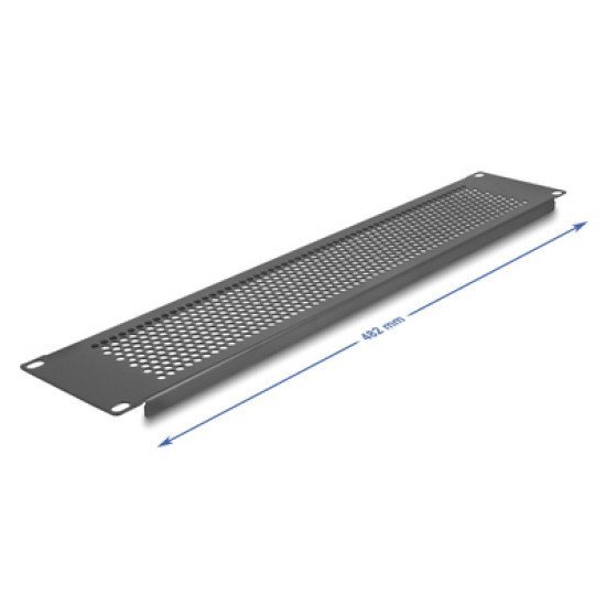 Delock Κάλυμμα Panel 67036 Για 19"/2U Rack, Με Αεραγωγούς, Μαύρο Delock Κάλυμμα Panel 67036 Για 19"/2U Rack, Με Αεραγωγούς, Μαύρο