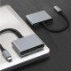 Powertech Docking Station Pth-113, 4 Θυρών, Usb-C, 4K, 100W, Γκρι Powertech Docking Station Pth-113, 4 Θυρών, Usb-C, 4K, 100W, Γκρι