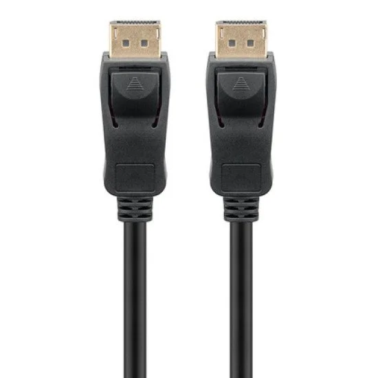 Goobay Καλώδιο Displayport 65809 Certified, 8K/60Hz 32.4 Gbps, 2M, Μαύρο