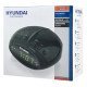 Hyundai Επιτραπέζιο Ρολόι & Ραδιόφωνο Rac213B Με Ξυπνητήρι, Μαύρο Hyundai Επιτραπέζιο Ρολόι & Ραδιόφωνο Rac213B Με Ξυπνητήρι, Μαύρο