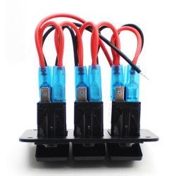 Powertech Πάνελ Σκαφών Ptl-018 Με 3X Διακόπτες Φώτων, Ip65