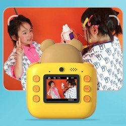 Wowkids Παιδική Φωτογραφική Μηχανή K64 Με Εκτυπωτή, 26Mp, 2", Κίτρινη Wowkids Παιδική Φωτογραφική Μηχανή K64 Με Εκτυπωτή, 26Mp, 2", Κίτρινη