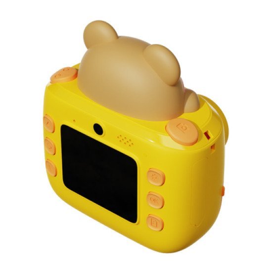 Wowkids Παιδική Φωτογραφική Μηχανή K64 Με Εκτυπωτή, 26Mp, 2", Κίτρινη Wowkids Παιδική Φωτογραφική Μηχανή K64 Με Εκτυπωτή, 26Mp, 2", Κίτρινη