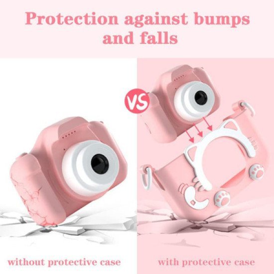 Wowkids Παιδική Φωτογραφική Μηχανή C05 Με 2" Οθόνη, 8Mp, Ροζ Wowkids Παιδική Φωτογραφική Μηχανή C05 Με 2" Οθόνη, 8Mp, Ροζ