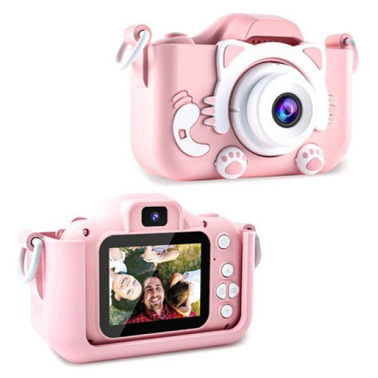Wowkids Παιδική Φωτογραφική Μηχανή C05 Με 2" Οθόνη, 8Mp, Ροζ Wowkids Παιδική Φωτογραφική Μηχανή C05 Με 2" Οθόνη, 8Mp, Ροζ