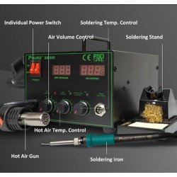 Proskit Σταθμός Συγκόλλησης Ss-989B, Κολλητήρι/Air Gun, 700W, 200-480 °C Proskit Σταθμός Συγκόλλησης Ss-989B, Κολλητήρι/Air Gun, 700W, 200-480 °C