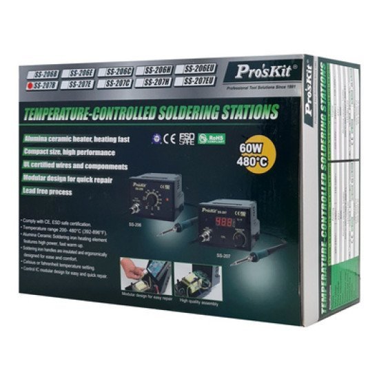Proskit Σταθμός Συγκόλλησης Ss-207B Με Κολλητήρι, 60W, 200~480 °C Proskit Σταθμός Συγκόλλησης Ss-207B Με Κολλητήρι, 60W, 200~480 °C
