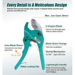 Proskit Κόφτης Πλαστικού Σωλήνα Sr-366, 195Mm Proskit Κόφτης Πλαστικού Σωλήνα Sr-366, 195Mm