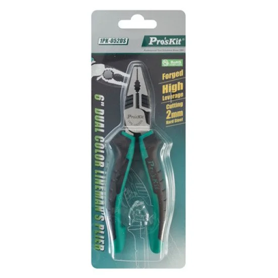 Proskit Πένσα 1Pk-052Ds Με Αντιολισθητικές Λαβές, 162Mm