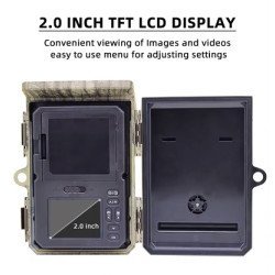 Suntek Smart Ηλιακή Κάμερα Κυνηγού Hc-600Pro, Pir, 4G, 30Mp/2K, Sd, Ip65