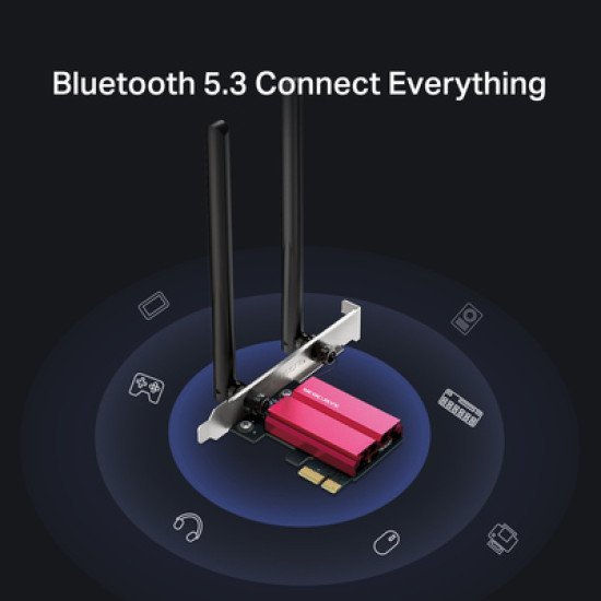 Mercusys Κάρτα Δικτύου Ma86Xe, Axe5400, Wi-Fi 6E, Bluetooth, Pcie, V.2.0 Mercusys Κάρτα Δικτύου Ma86Xe, Axe5400, Wi-Fi 6E, Bluetooth, Pcie, V.2.0