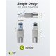Goobay Βύσμα Rj45 65939, Cat 6A Stp, Tool-Free, Ασημί Goobay Βύσμα Rj45 65939, Cat 6A Stp, Tool-Free, Ασημί