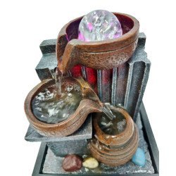 Home Use Διακοσμητικό Συντριβάνι Huh-0168, Φωτιζόμενο, 21X15.5X29Cm