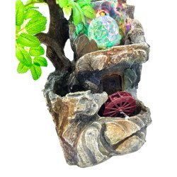 Home Use Διακοσμητικό Συντριβάνι Huh-0173, Φωτιζόμενο, 18X18X30Cm