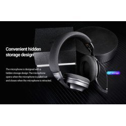 Celebrat Headphones A34, Ασύρματα & Ενσύρματα, 40Mm, 300Mah, Μαύρα