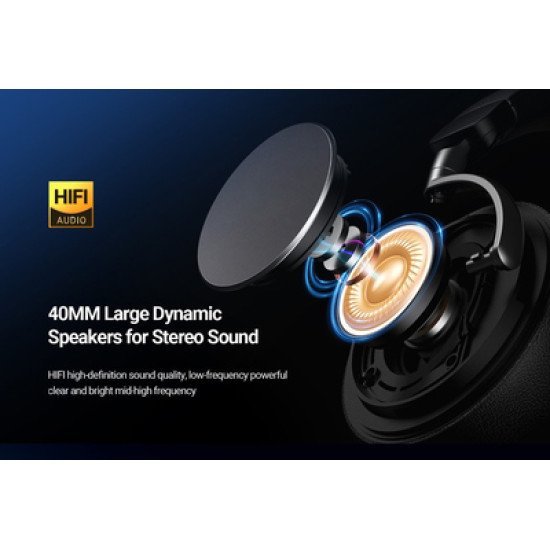 Celebrat Headphones A34, Ασύρματα & Ενσύρματα, 40Mm, 300Mah, Μαύρα Celebrat Headphones A34, Ασύρματα & Ενσύρματα, 40Mm, 300Mah, Μαύρα