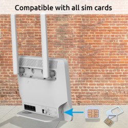 Strong Router 4G+Router1200, 4G Lte 300Mbps, Wifi 1200Mbps, Lan 1000Mbps