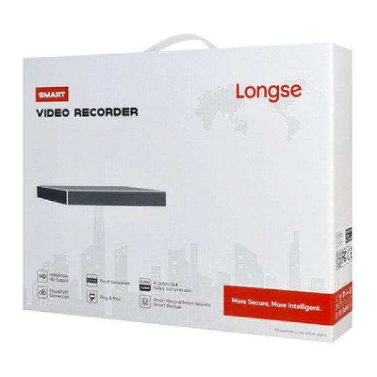 Longse Nvr Καταγραφικό Nvr3009S1, 4K, H.265/H.264, 9 Κανάλια Longse Nvr Καταγραφικό Nvr3009S1, 4K, H.265/H.264, 9 Κανάλια