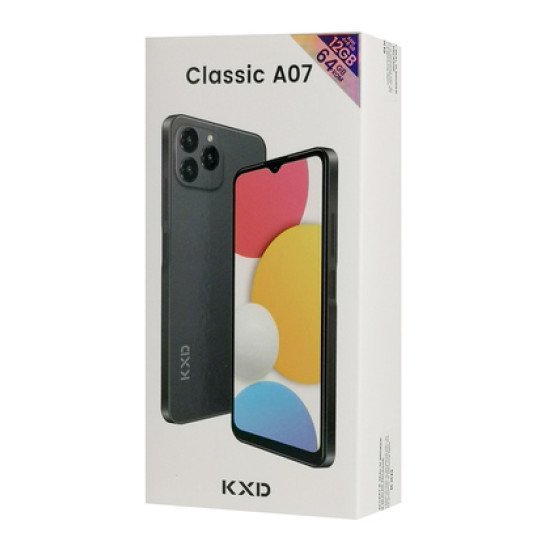 Kxd Smartphone Classic A07, 6.6", 4/64Gb, 4500Mah, Μαύρο