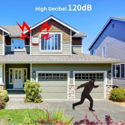 Powertech Ηλιακή Σειρήνα Pt-1287, Εξωτερικού Χώρου, 120Db, Κόκκινη