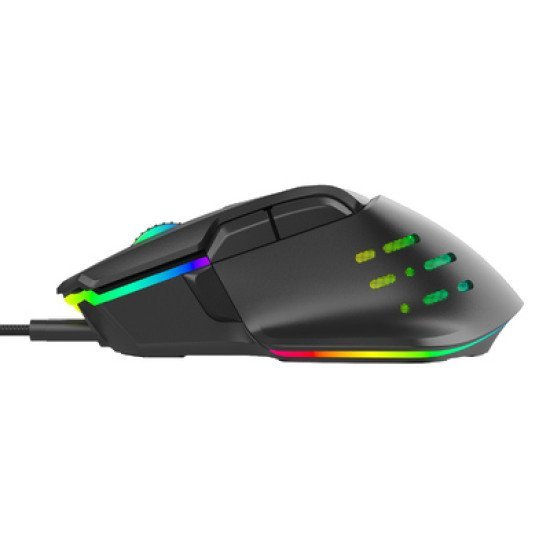 Powertech Ενσύρματο Gaming Ποντίκι Pt-1274, Rgb Φως, Οπτικό, 12000Dpi, Μαύρο Powertech Ενσύρματο Gaming Ποντίκι Pt-1274, Rgb Φως, Οπτικό, 12000Dpi, Μαύρο