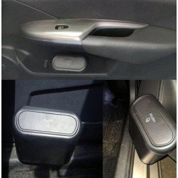 Κάδος Απορριμάτων Αυτοκινήτου Da211, 13.5X15.5X8Cm, Μαύρος