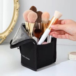 Θήκη Πινέλων Μακιγιάζ Da246, 13X25Cm, Μαύρη