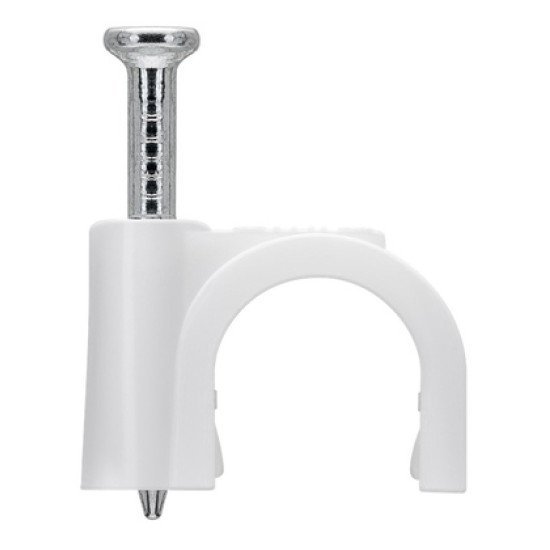 Goobay Ρόκα Στήριξης Καλωδίων 17080, 8Mm, Λευκό, 100Τμχ Goobay Ρόκα Στήριξης Καλωδίων 17080, 8Mm, Λευκό, 100Τμχ