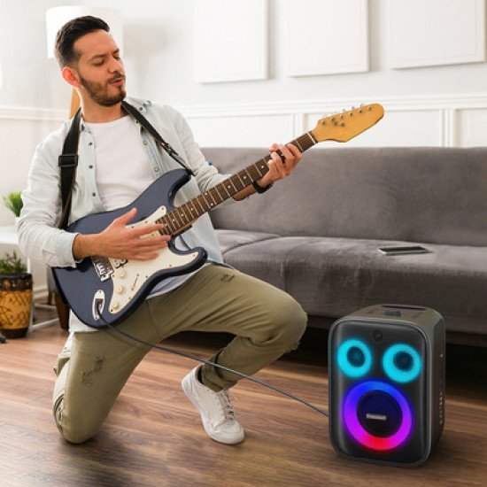 Tronsmart Φορητό Ηχείο Halo 200 Με 2X Μικρόφωνα, 120W, 15000Mah, Led, Μαύρο Tronsmart Φορητό Ηχείο Halo 200 Με 2X Μικρόφωνα, 120W, 15000Mah, Led, Μαύρο
