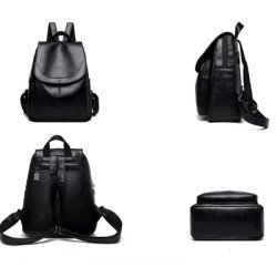 Balidaishu Γυναικεία Τσάντα Πλάτης Lbag-0030, Μαύρη Balidaishu Γυναικεία Τσάντα Πλάτης Lbag-0030, Μαύρη