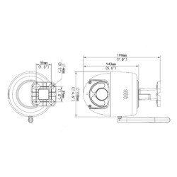 Uniarch Smart Κάμερα Uho-P1A-M3F4D, 3Mp, Wifi, Ptz, Sd Uniarch Smart Κάμερα Uho-P1A-M3F4D, 3Mp, Wifi, Ptz, Sd