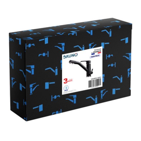 Bruno Μπαταρία Πάγκου Κουζίνας M54954-355H, Τρίοδη, Αναμεικτική, Μαύρη Bruno Μπαταρία Πάγκου Κουζίνας M54954-355H, Τρίοδη, Αναμεικτική, Μαύρη