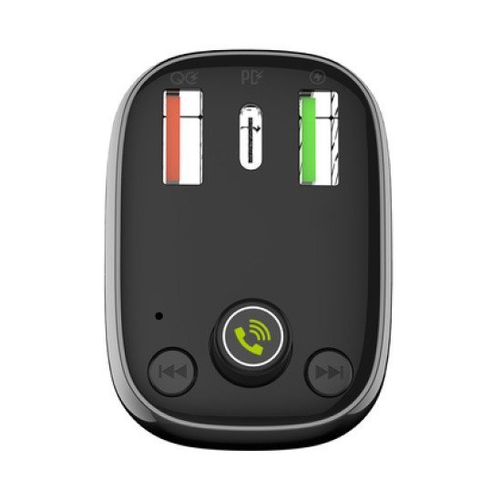 Ldnio Fm Transmitter & Φορτιστής C704Q, 2X Usb/1X Usb-C, 36W, Bluetooth, Μαύρο Ldnio Fm Transmitter & Φορτιστής C704Q, 2X Usb/1X Usb-C, 36W, Bluetooth, Μαύρο
