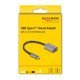 Delock Εξωτερική Κάρτα Ήχου 67071, 2X 3.5Mm, Usb-C Σύνδεση, Γκρι