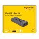 Delock Usb Hub 64248 Με Διακόπτες, 5X Θυρών, 5Gbps, Usb/Usb-C Σύνδεση, Γκρι Delock Usb Hub 64248 Με Διακόπτες, 5X Θυρών, 5Gbps, Usb/Usb-C Σύνδεση, Γκρι