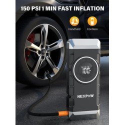 Nexpow Εκκινητής Μπαταρίας & Συμπιεστής Αέρος Np2, 12V/3000A, 150Psi, 12000Mah