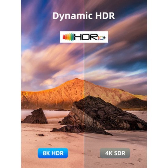 Cabletime Καλώδιο Hdmi 2.1 Ct-Hm8K Με Ethernet, 8K/60Hz, 48 Gbps, 1M, Μαύρο Cabletime Καλώδιο Hdmi 2.1 Ct-Hm8K Με Ethernet, 8K/60Hz, 48 Gbps, 1M, Μαύρο