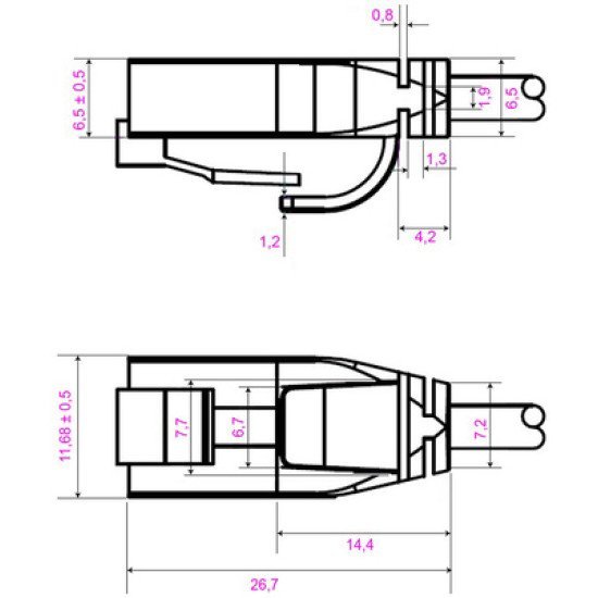 Goobay Καλώδιο Δικτύου 71548, Cat 6 U/Utp, Slim, Copper, 250Mhz, 0.25M, Μαύρο Goobay Καλώδιο Δικτύου 71548, Cat 6 U/Utp, Slim, Copper, 250Mhz, 0.25M, Μαύρο