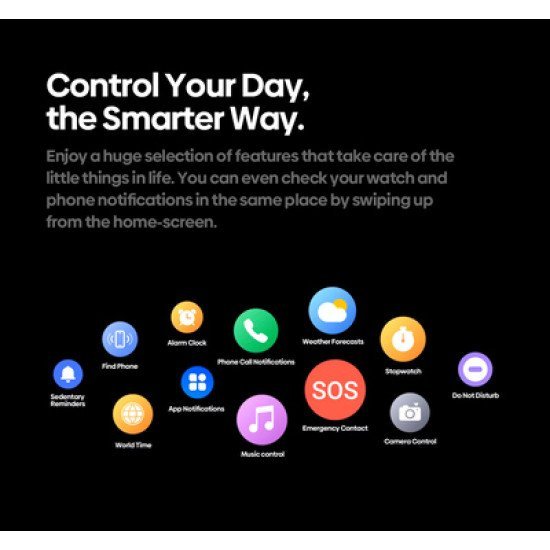 Zeblaze Smartwatch Beyond 3 Plus, Heart Rate, 1.78" Amoled, Gps, 3 Atm, Μαύρο