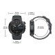 Zeblaze Smartwatch Ares 3 Plus, Heart Rate, 1.43" Amoled, Ip68, Μαύρο