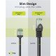 Goobay Καλώδιο Δικτύου 74351, Cat 8.1 U/Ftp, Slim, Copper, 40Gbps, 0.25M, Μαύρο Goobay Καλώδιο Δικτύου 74351, Cat 8.1 U/Ftp, Slim, Copper, 40Gbps, 0.25M, Μαύρο