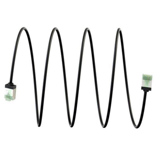 Goobay Καλώδιο Δικτύου 74352, Cat 8.1 U/Ftp, Slim, Copper, 40Gbps, 0.50M, Μαύρο Goobay Καλώδιο Δικτύου 74352, Cat 8.1 U/Ftp, Slim, Copper, 40Gbps, 0.50M, Μαύρο