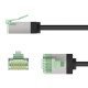 Goobay Καλώδιο Δικτύου 74355, Cat 8.1 U/Ftp, Slim, Copper, 40Gbps, 3M, Μαύρο Goobay Καλώδιο Δικτύου 74355, Cat 8.1 U/Ftp, Slim, Copper, 40Gbps, 3M, Μαύρο