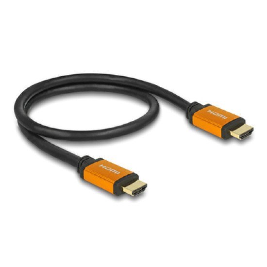 Delock Καλώδιο Hdmi 85726, 8K/60Hz, 48 Gbps, Earc, Hdr, 0.50M, Μαύρο Delock Καλώδιο Hdmi 85726, 8K/60Hz, 48 Gbps, Earc, Hdr, 0.50M, Μαύρο